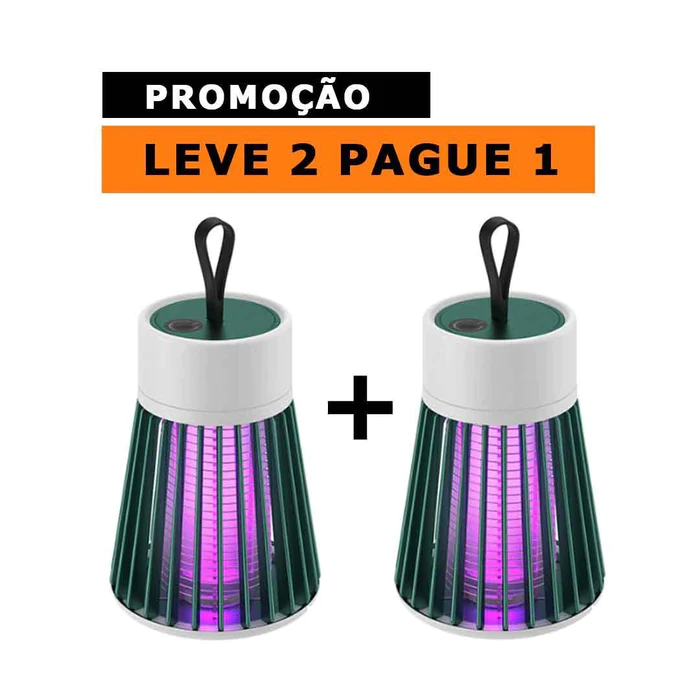 Lâmpada Mata Mosquitos Ultravioleta - Compre 1 Leve outro de Brinde - Vamos às Compras