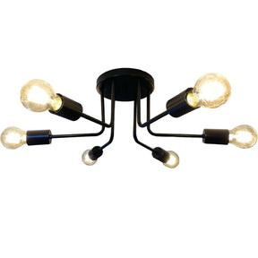 Lustre Sputnik Aranha 6 Braços Luminária Industrial - Vamos às Compras