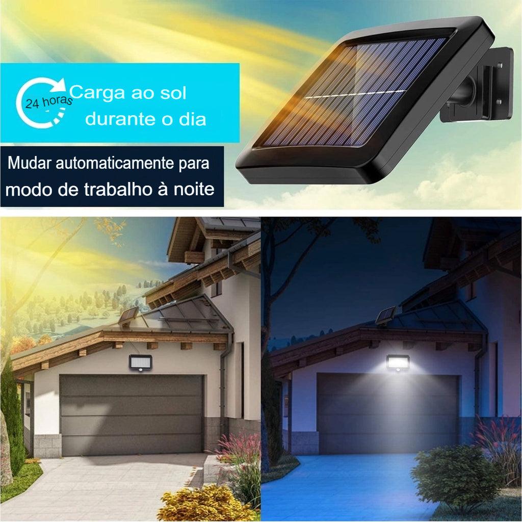 Led Solar com Sensor de Presença (3 Funções) - Vamos às Compras